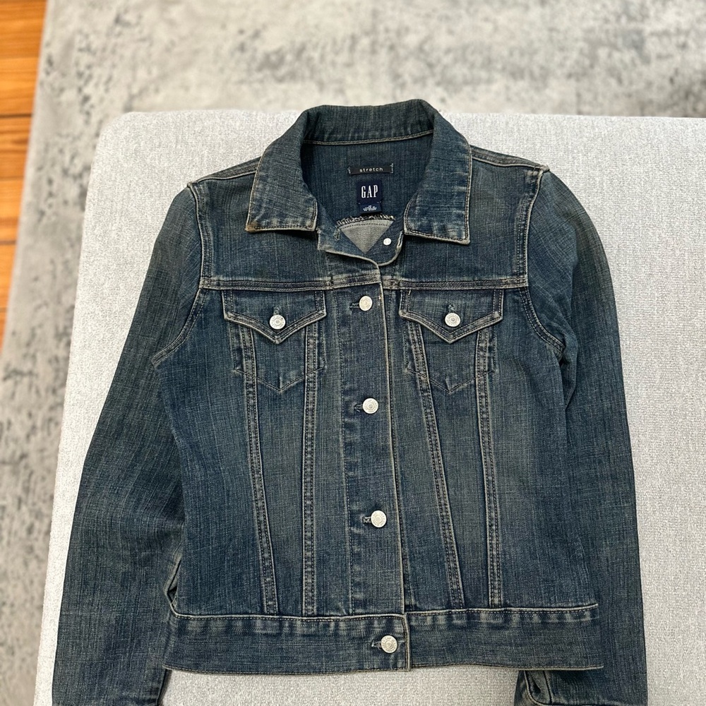 Gap Denim Jacket.  Blue, Size Medium.